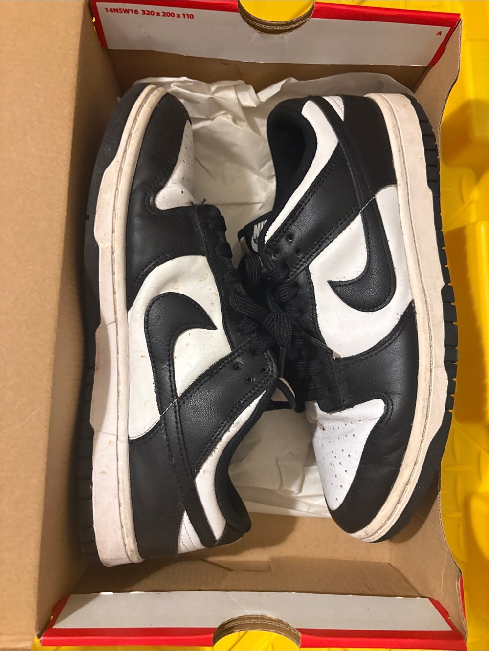 Nike Black and White Low-Top Sneakers